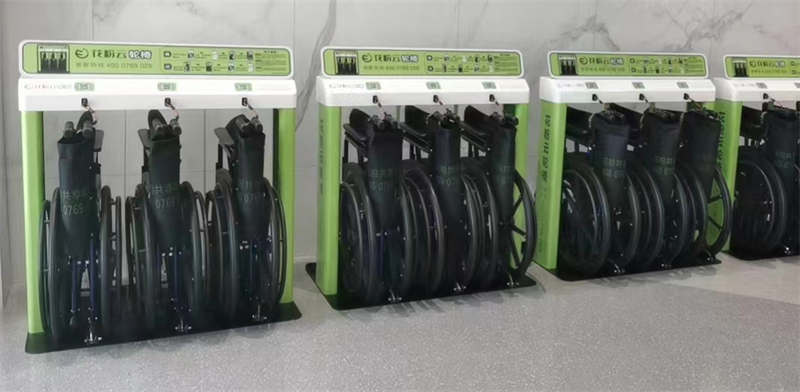 共享轮椅驶入医院，小轮发挥大用