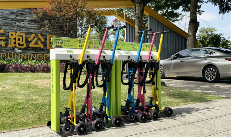 自助共享童车陪伴亲子出行